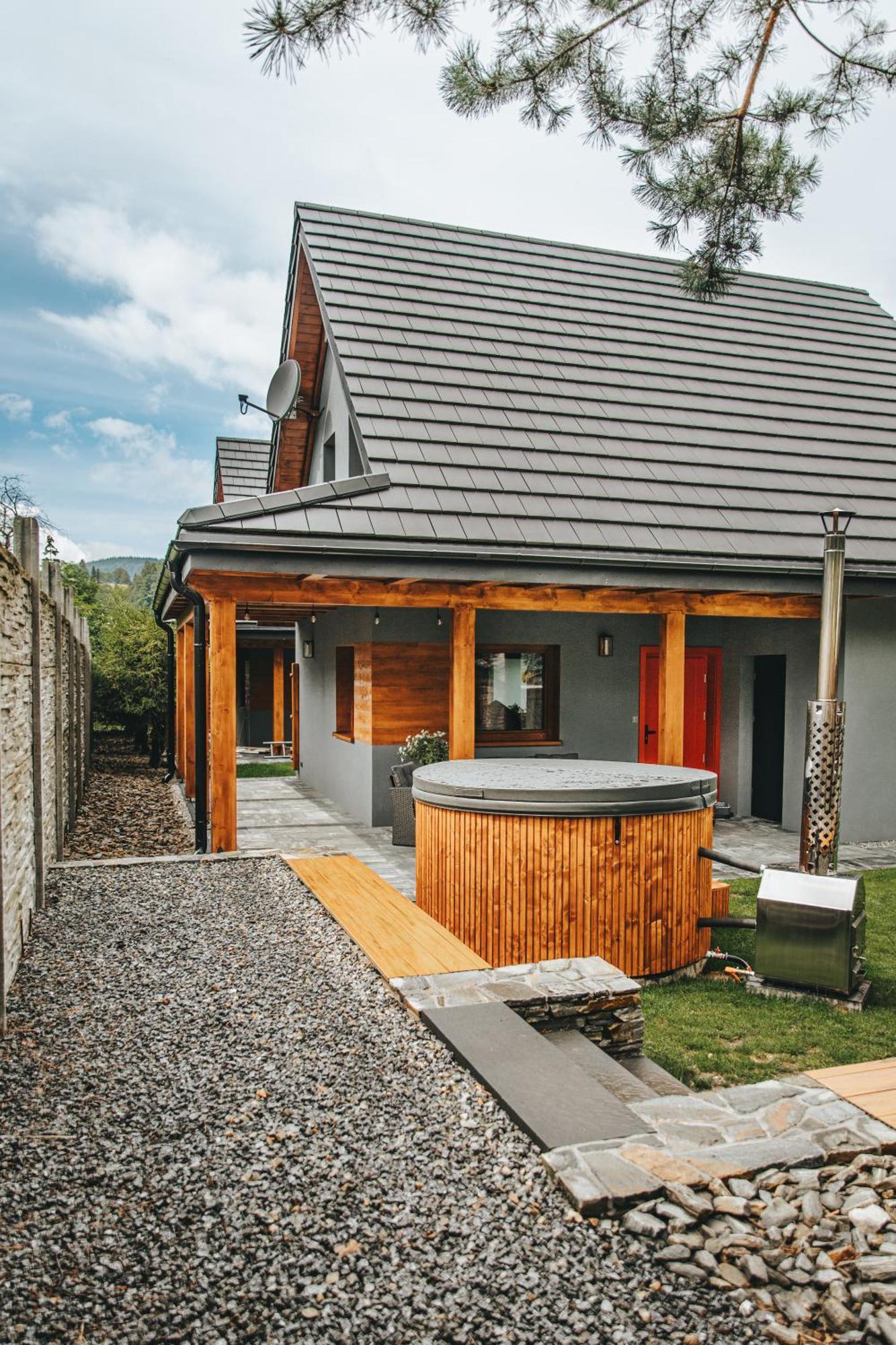 Skrzaci Zakatek - Domek Z Prywatna Balia Z Jacuzzi Stronie Slaskie Exterior foto