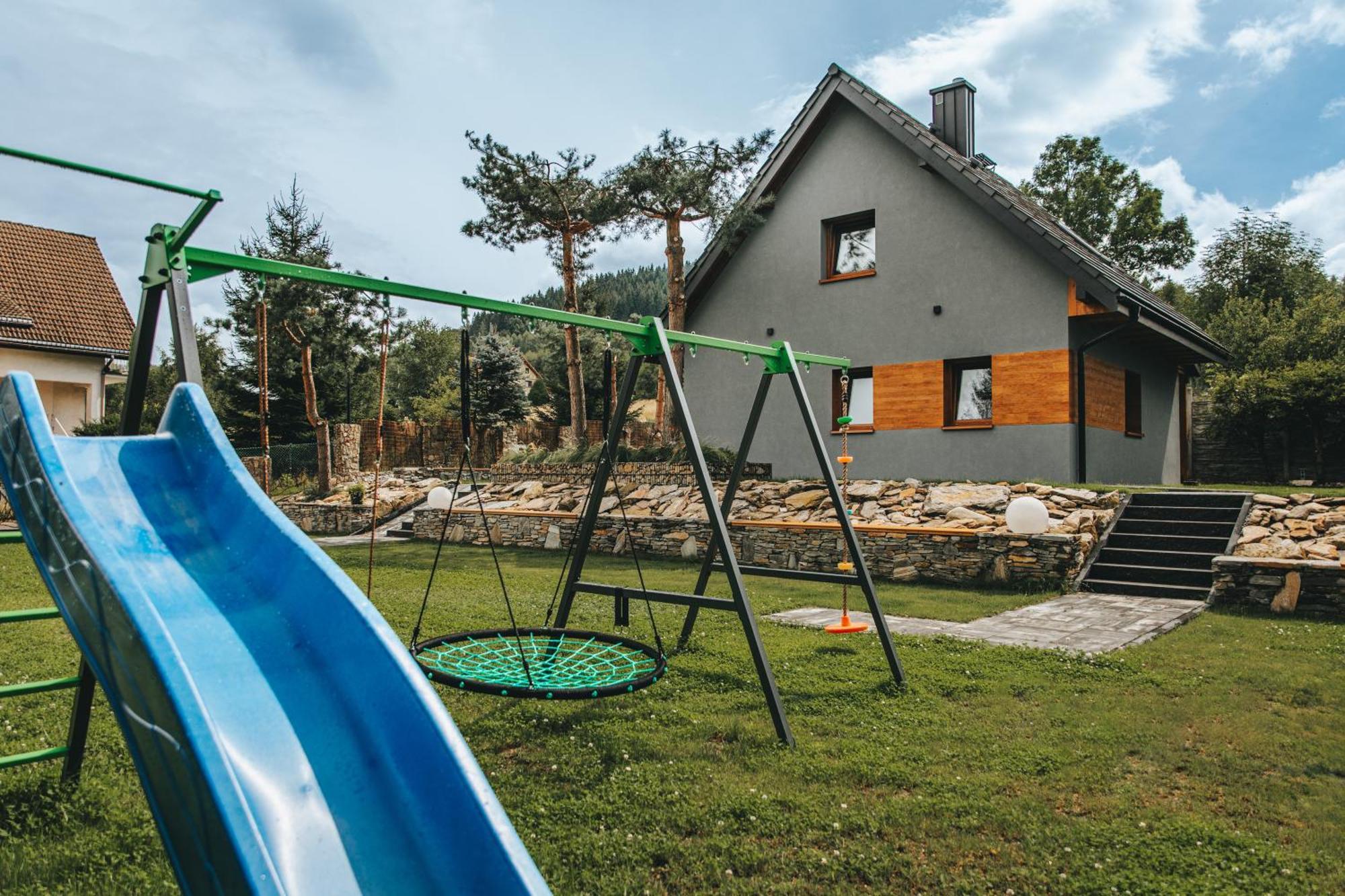Skrzaci Zakatek - Domek Z Prywatna Balia Z Jacuzzi Stronie Slaskie Exterior foto